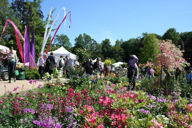 Impressionen vom Gartenfestival Gartenlust Schloss Dyck in Jüchen