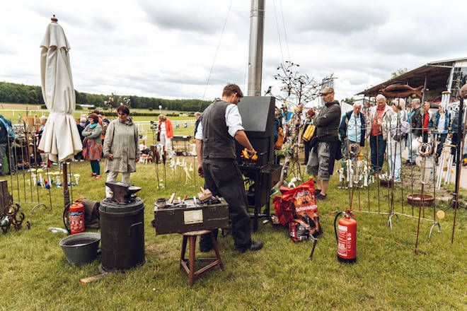 Impressionen von der Gartenträume-Gartenmesse auf der Rennbahn Hoppegarten