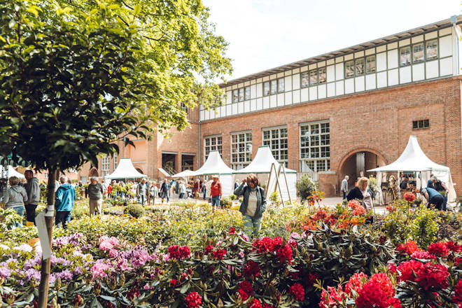 Impressionen von der Gartenträume-Gartenmesse auf der Rennbahn Hoppegarten