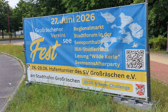 Großräschen feiert 2026 ein ganz besonderes Seefest: das Großräschener VereinsSeefest.