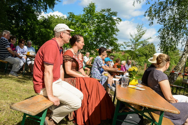 Impressionen vom Frühgottesdienst beim Kirsch- und Ziegelfest in Glindow