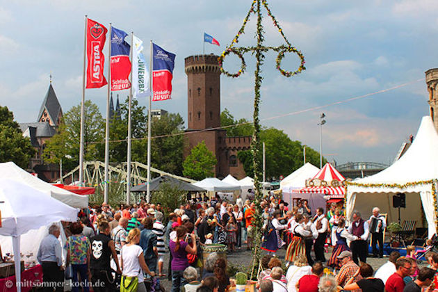 Impressionen vom Kölner Mittsommerfest am Schokoladenmuseum in Köln