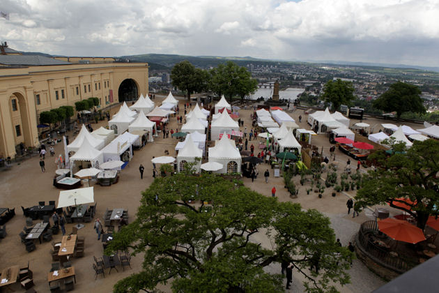 Impressionen von der Landpartie Festung Ehrenbreitstein in Koblenz