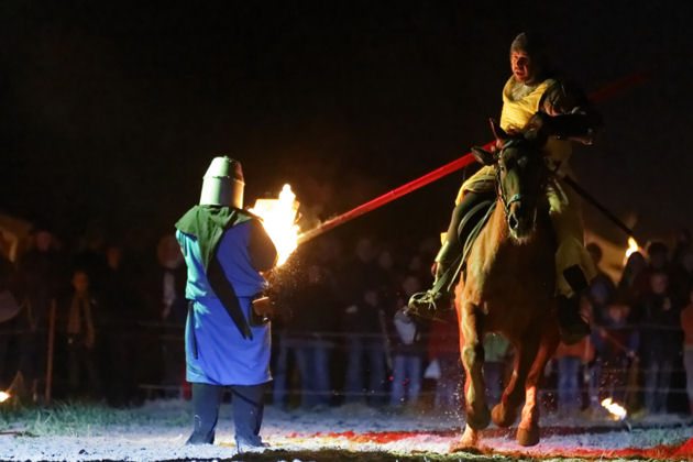 Eindrücke vom Mittelalterlichen Burgfest Stettenfels (Nachtturnier)
