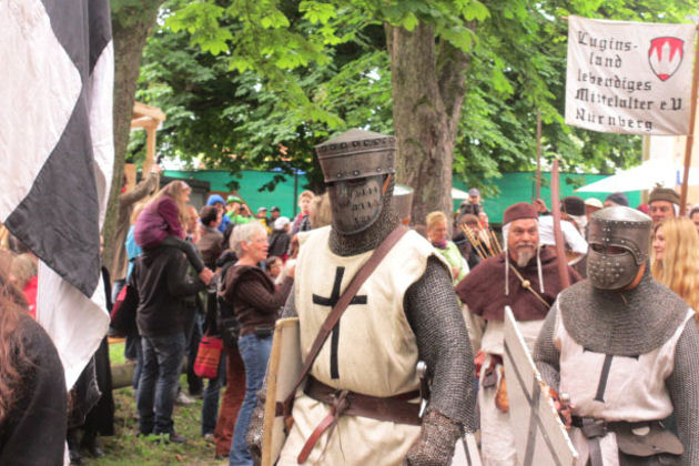 Impressionen vom Mittelalterspektakel auf Wasserschloss Sandizell bei Schrobenhausen