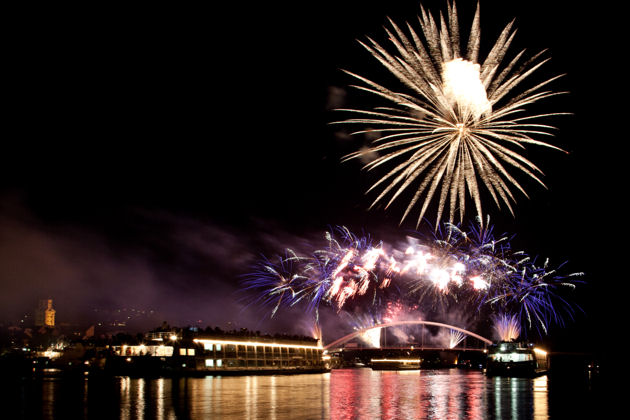 Impressionen vom Promenadenfest »Donau in Flammen« in Vilshofen
