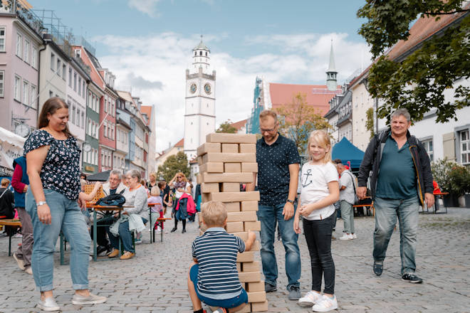 Impressionen vom großen Spielefest in Ravensburg