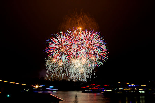 Impressionen von Rhein in Flammen in Bonn