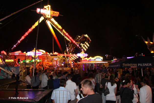 Rummelplatz beim Rothenburger Sommerfest