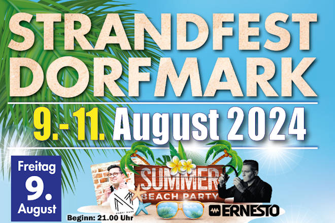 Herzlich Willkommen zum Strandfest in Dorfmark 2024!
