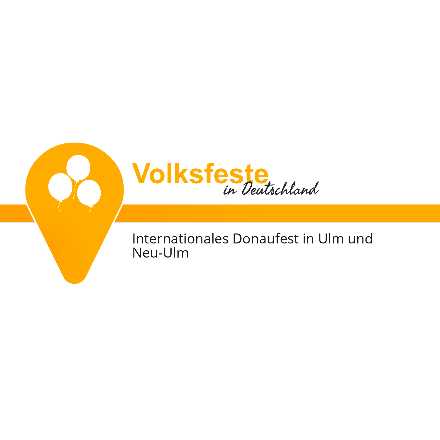  Internationales Donaufest in Ulm und Neu-Ulm Illustration 