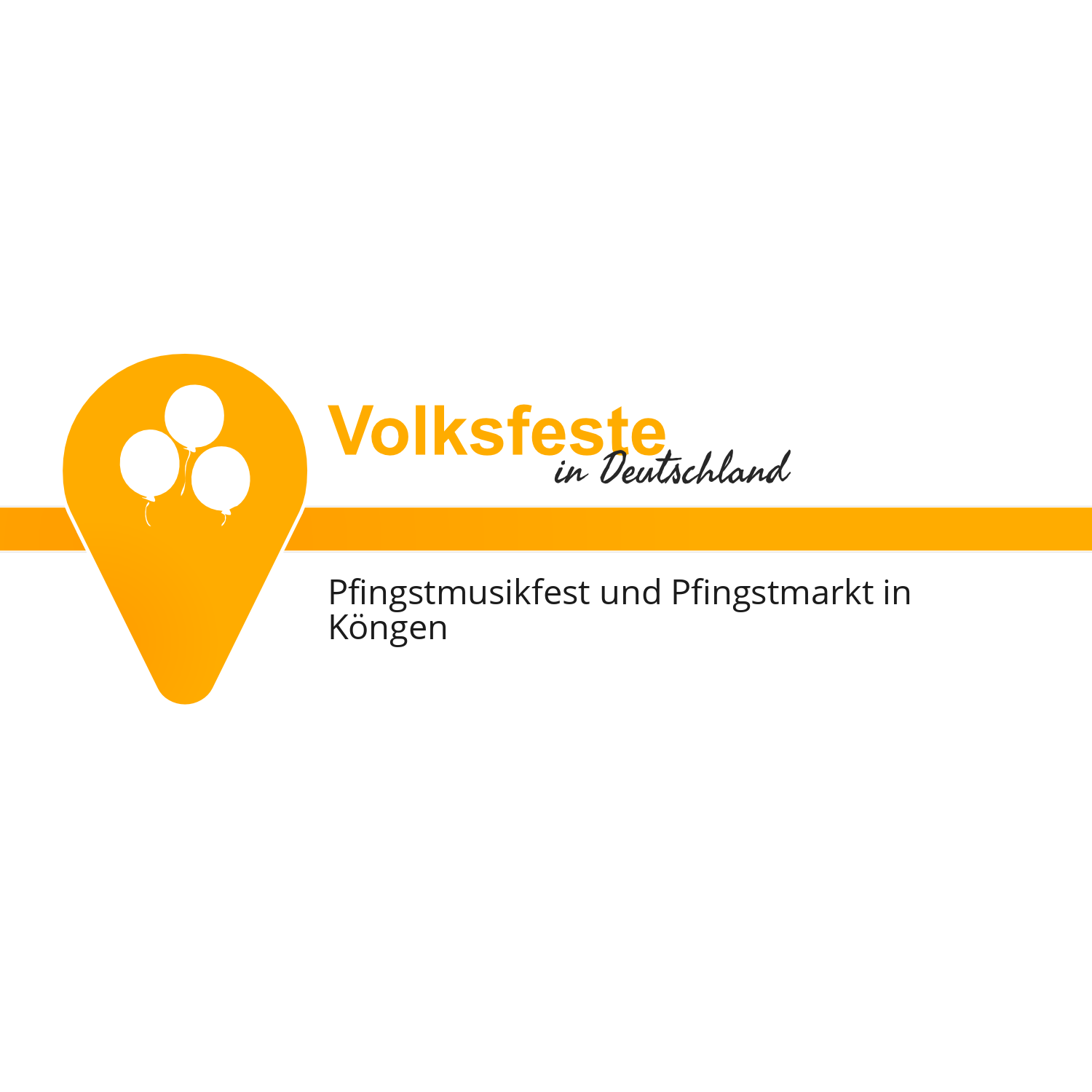 Pfingstmusikfest und Pfingstmarkt in Köngen 2024